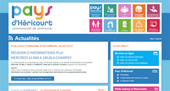 Desktop Screenshot of cc-pays-hericourt.fr